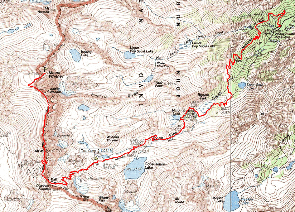 Mt. Whitney Gear Check List for Single Day Assent – Rand Pipp